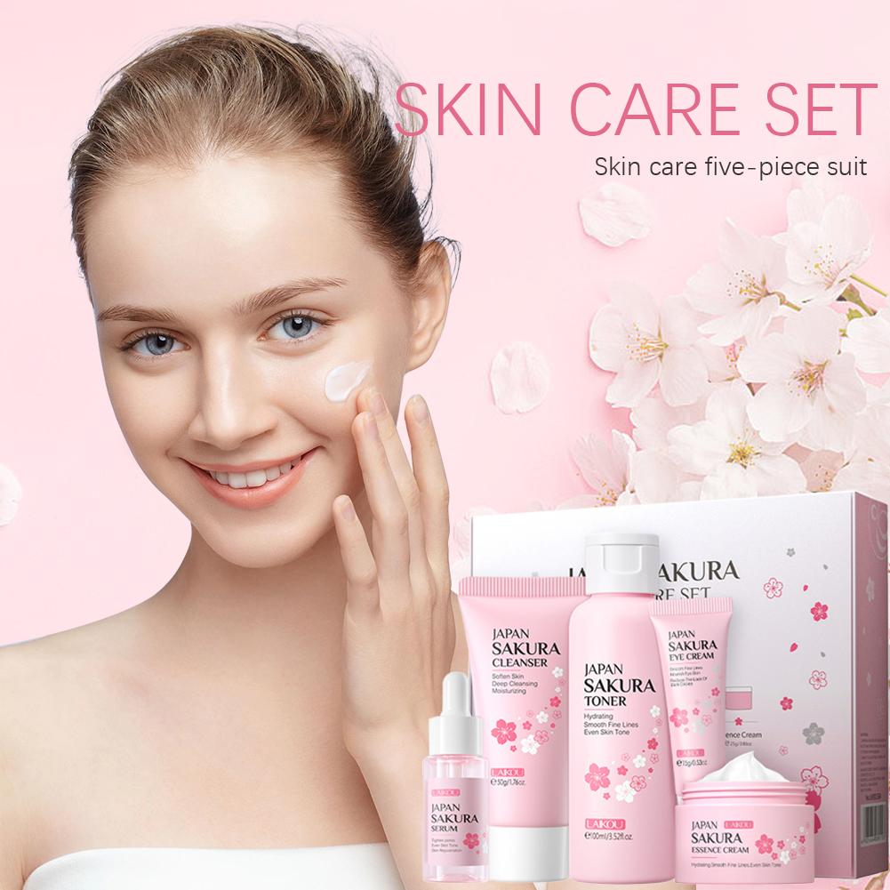 5/3pcs/Set Sakura Skin Care Se - Skincare Centella review and price