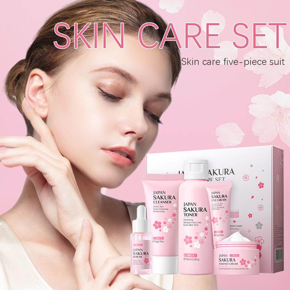 5/3pcs/Set Sakura Skin Care Se - Skincare Centella review and price